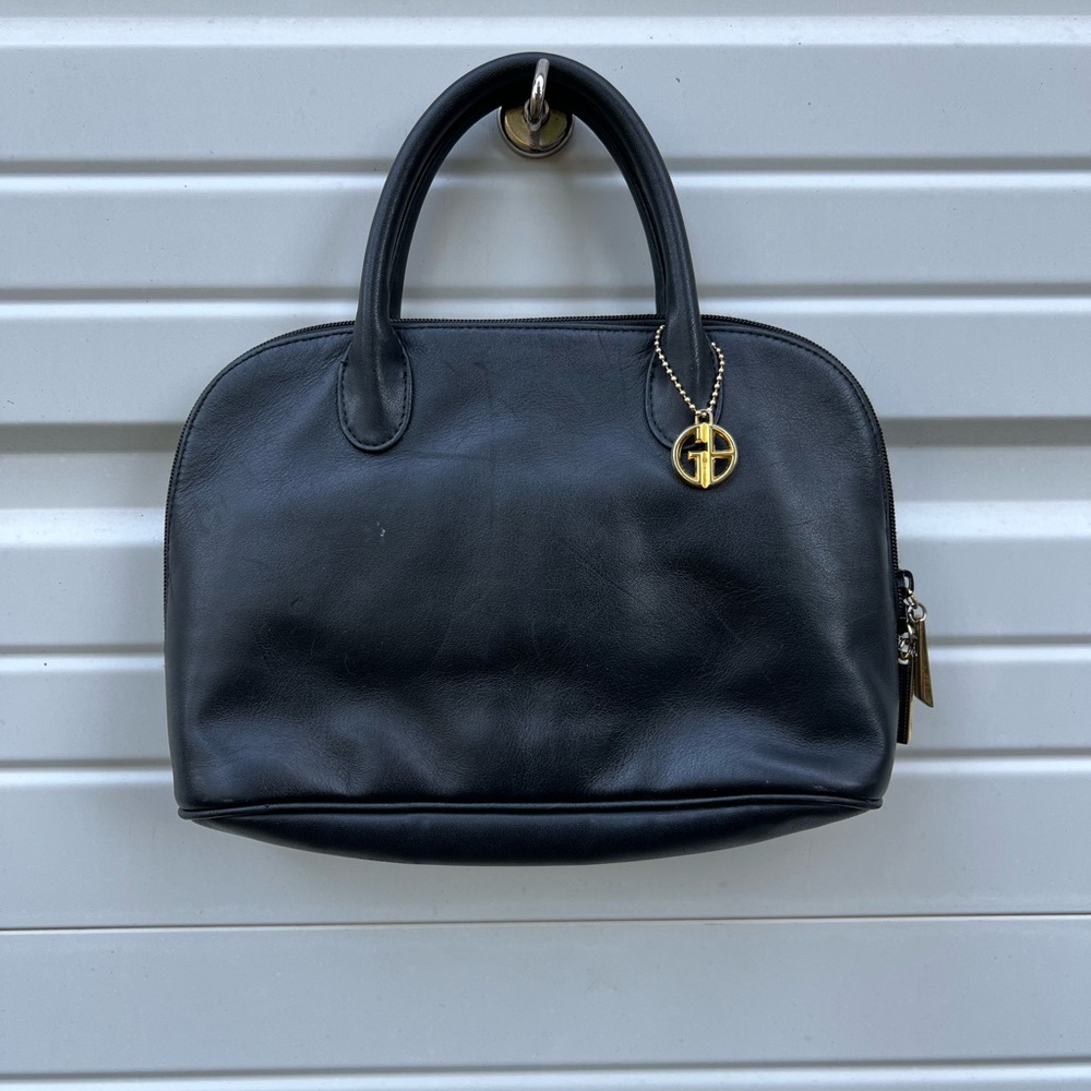 Giani Bernini Elegant Black Leather Handbag